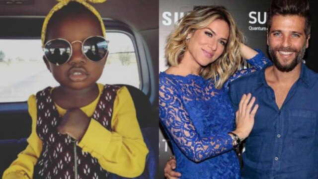 Reprodução/Instagram Titi e os pais, Bruno Gagliasso e Giovana Ewbank.