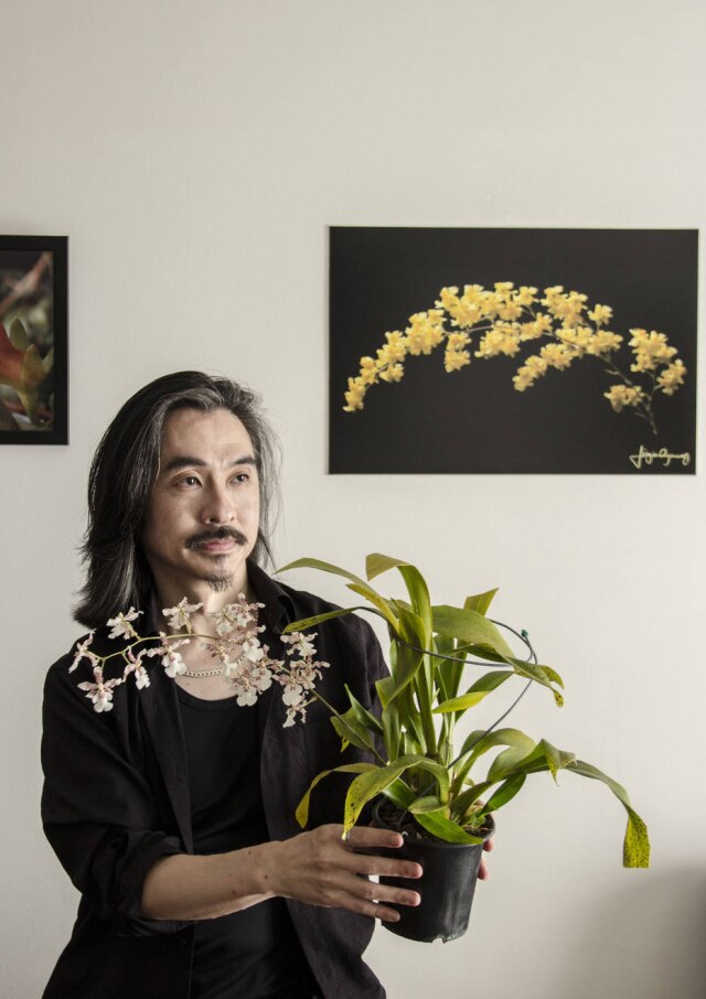Zeca Wittner/Estadão Orquidófilo Sergio Oyama