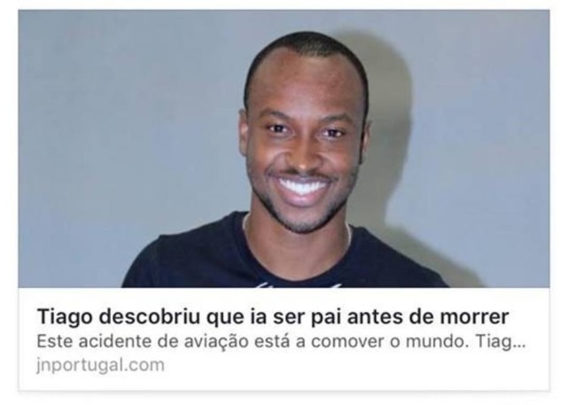 Reprodução Jornal português coloca foto de Thiaguinho errado.