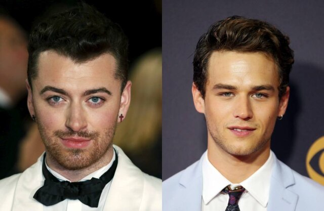 REUTERS/Luke MacGregor | REUTERS/Mike Blake O cantor Sam Smith e o ator Brandon Flynn, conhecido por seu papel em '13 Reasons Why'.