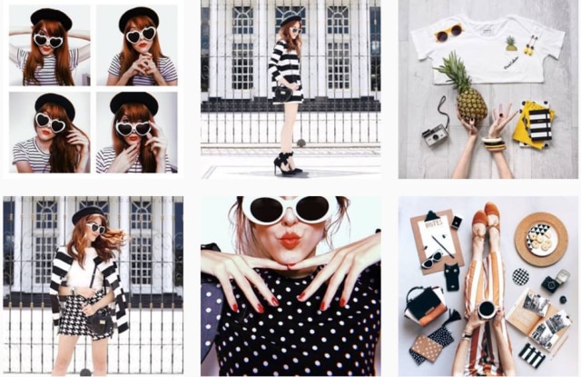 Instagram.com/Fashioncoolture Feeds organizados e que seguem um padrão, como o do blog Fashion Coolture, são tendência