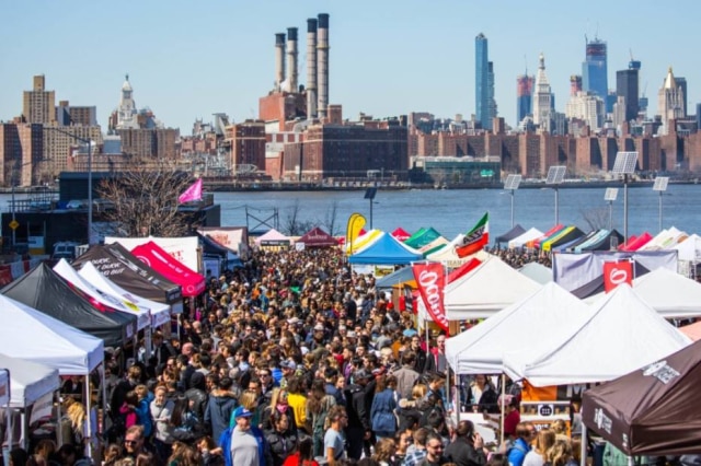 Smorgasburg Feira gastronômica Smorgasburg, no Brooklyn, em Nova York