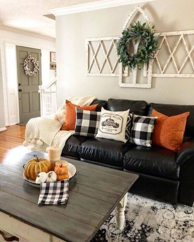 Pinterest/Natalie Hollings Worth Uma sala à carater para receber os amigos no dia do Halloween
