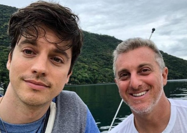 Instagram/@grosteinandrade Fernando Grostein Andrade e o irmão, o apresentador Luciano Huck.