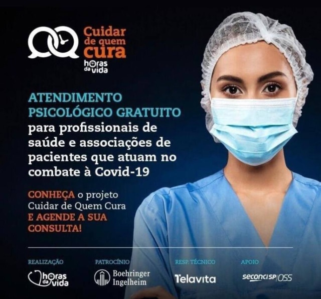 ONG Horas da Vida Iniciativa disponibiliza oito consultas gratuitas de psicoterapia para colaboradores de instituições públicas e privadas de todo o Brasil