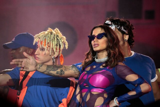 REUTEUS/ Ina Cheibub Anitta performando durante o Rock in Rio 2019. A cantora foi uma das atrações do palco Mundo, o principal do festival.