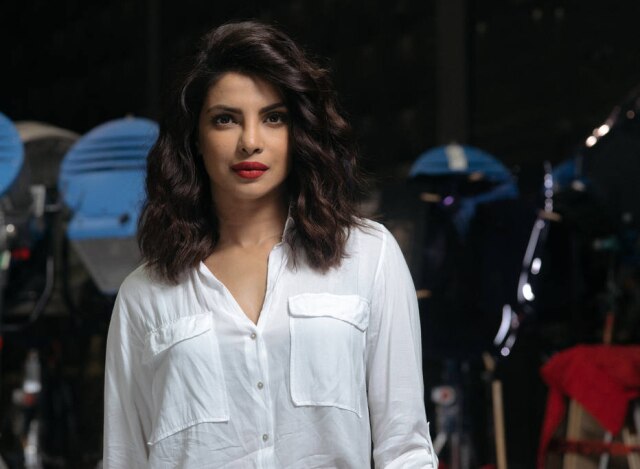 Alexi Hobbs/The New York Times Priyanka Chopra no set no Mel’s Studios em Montreal