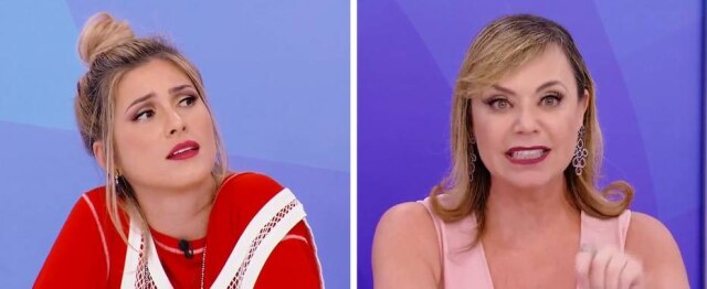 Divulgação/ SBT Livia Andrade e Flor trocaram desavenças
