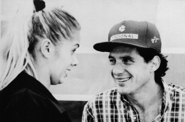 Reuters Adriane Galisteu e Ayrton Senna.