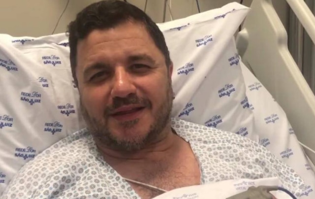 Reprodução Instagram / @mauriciomanieri Maurício Manieri se recupera de infarto e agradece carinho dos fãs