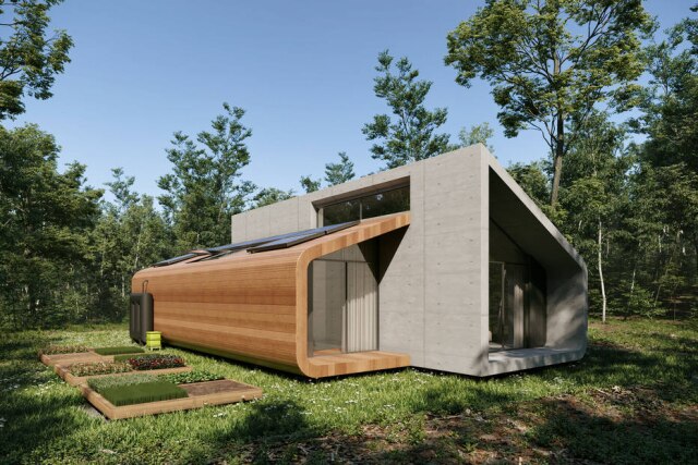 BM Arquitetura A perspectiva da casa sustentável projetada pelo arquiteto Beto Magalhães