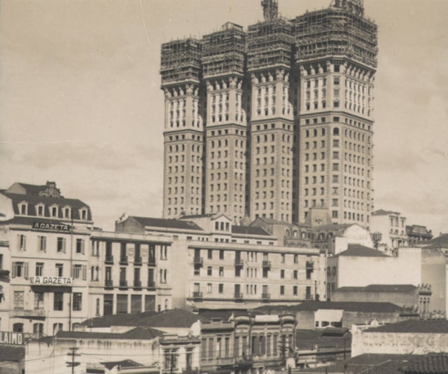 Acervo Estadão Edifício Martinelli em construção nos anos 1920