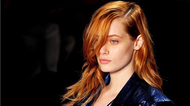 Márcio Fernandes/Estadão Thairine na passarela da SPFW Verão 2015