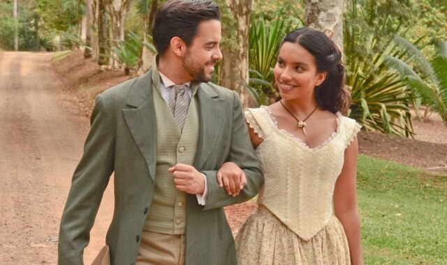 Reprodução Cena de 'Escrava Mãe', nova novela da Record