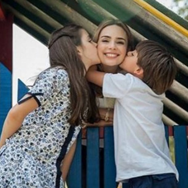 Reprodução/Instagram A jornalista destacou que o maior presente do relacionamento foram seus dois filhos.