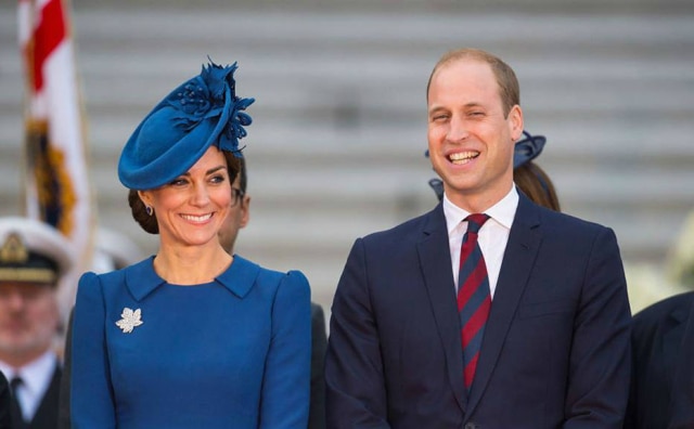Reprodução/Facebook Família Real Britânica Kate Middleton e príncipe William.