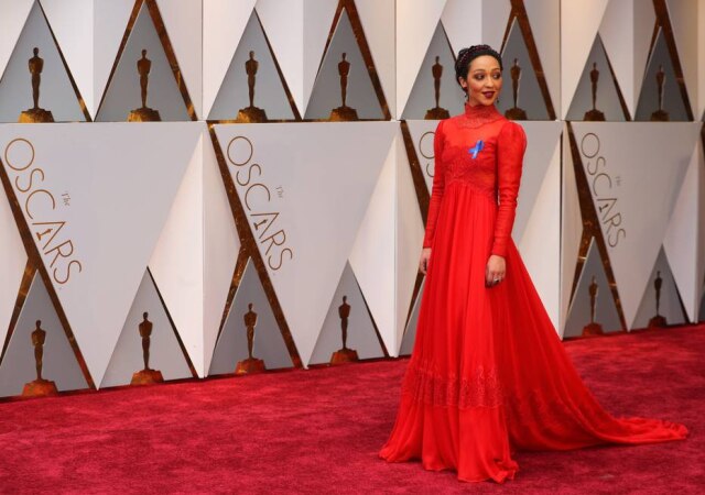 REUTERS/Mike Blake A atriz Ruth Negga no Oscar 2017.
