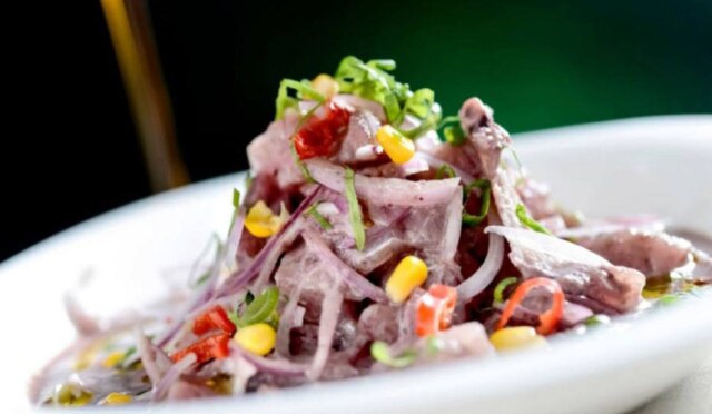 Tadeu Brunelli/Estadão Ceviche de peixe e polvo.