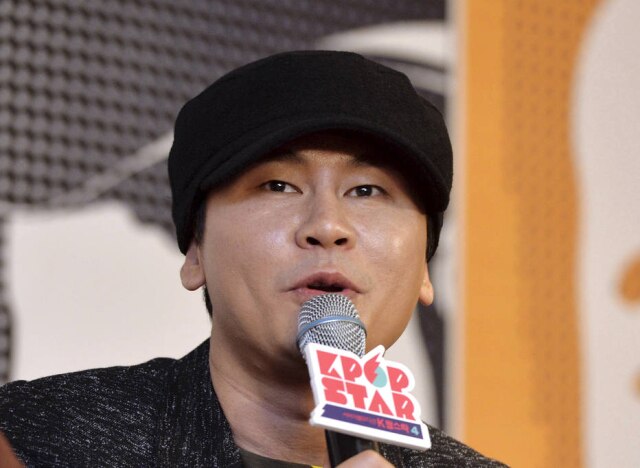 Park Moon-ho/Newsis via AP Yang Hyun-suk, fundador da grvadora de K-pop YG Entertainment.