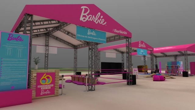 Divulgação/ Barbie® Festa da Barbie ocorre no parque Villa-Lobos neste fim de semana, em São Paulo.