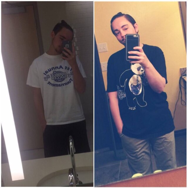 Reprodução/Reddit Ela chegou a copiar as poses dos filhos nas fotos.