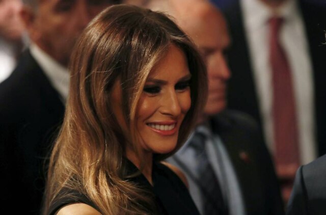 REUTERS/Rick Wilking Melania Trump recebeu o apoio de Tommy Hilfiger.