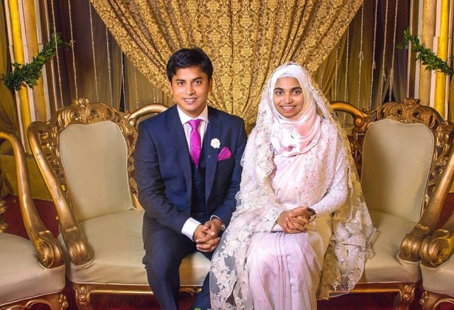 Facebook/ Tasnim Jara Tasnim Jara e seu marido Khaled Saifullah