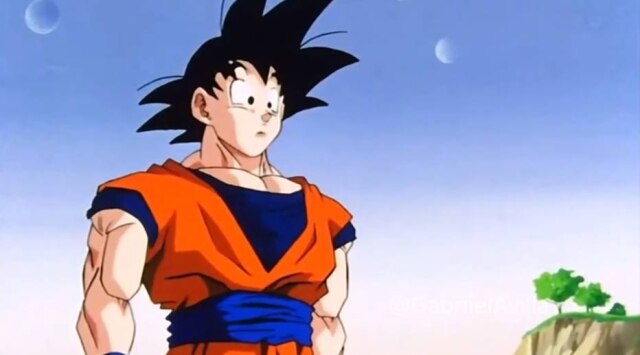 Reprodução de cena de 'Dragon Ball Z' (1989) / Fuji TV O personagem Goku, de 'Dragon Ball Z'
