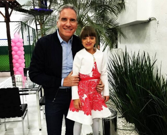 Instagram/@Robertoljustus Roberto Justus e a filha, Rafaella.