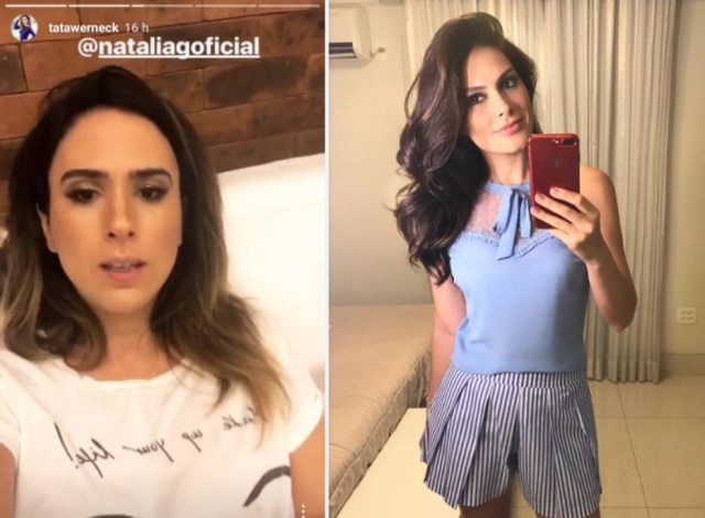 Instagram / @tatawerneck | Instagram / @nataliagoficial Tatá Werneck e Natália Guimarães