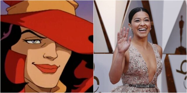 Reprodução de cena da animação 'Carmen Sandiego'/20th Century Fox | Mario Anzuoni/Reuters A atriz Gina Rodriguez foi escalada para protagonizar um filme da Netflix baseado na série de jogos Carmen Sandiego