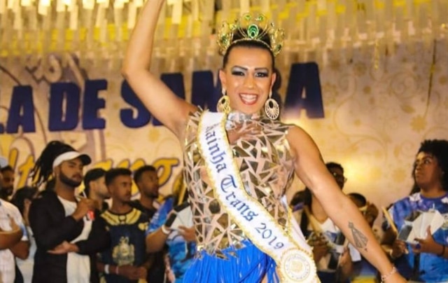 Jobelli Fotografia / Divulgação Diante de discriminação, Kakah Morena faz história no carnaval de São Paulo e diz lutar pela inclusão de transexuais em altos cargos das escolas de samba.
