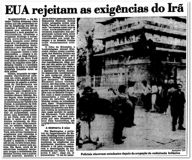 Acervo/Estadão O Estado de S.Paulo - 06/11/1979Clique aqui para ver página ampliada