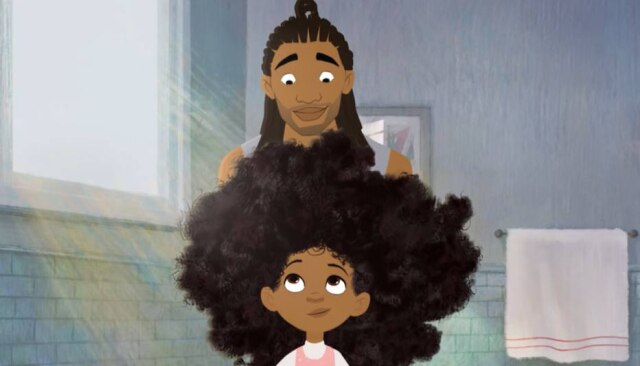 Sony Pictures Animation / Reprodução Cena do curta 'Hair Love'