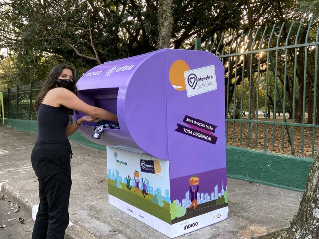 Divulgação/Urbia Gestão Campanha arrecada agasalhos no Parque do Ibirapuera até o dia 20 de agosto, a primeira fase