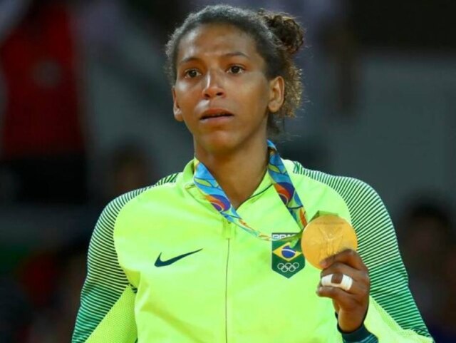 Judoca Rafaela Silva foi medalhista de ouro nos Jogos Olímpicos do Rio de Janeiro, em 2016
