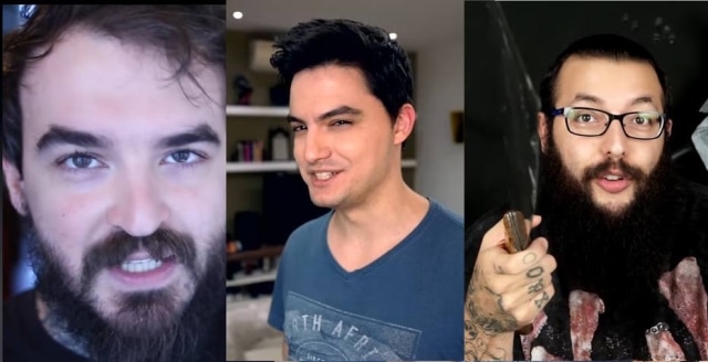 Reprodução PC Siqueira, Felipe Neto e Cauê Moura inauguraram no Brasil uma nova forma de se expressar e de se relacionar com diferentes públicos
