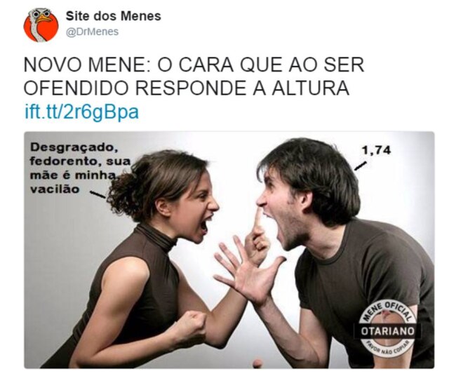 Twitter/ Site dos Menes Sites dos Menes fez um novo meme com a prova