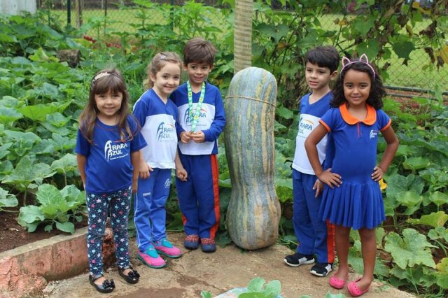 Caitano Azevedo/Imagem cedida pela Escola Arara Azul Pais e alunos da Escola Arara Azul ficaram empolgados com a novidade.