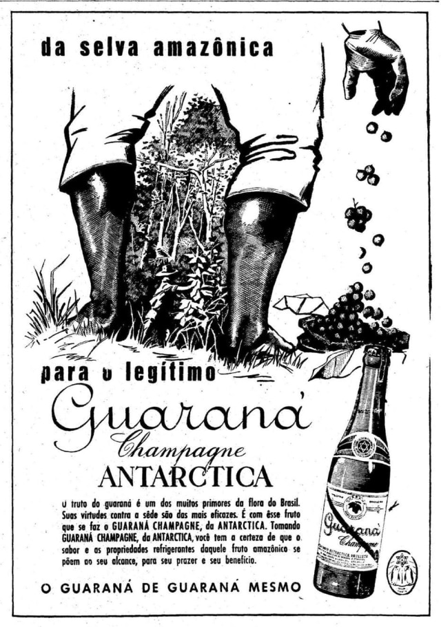 Acervo/Estadão Anúncio do Guaraná Antarctica no Estadão de 12/7/1958