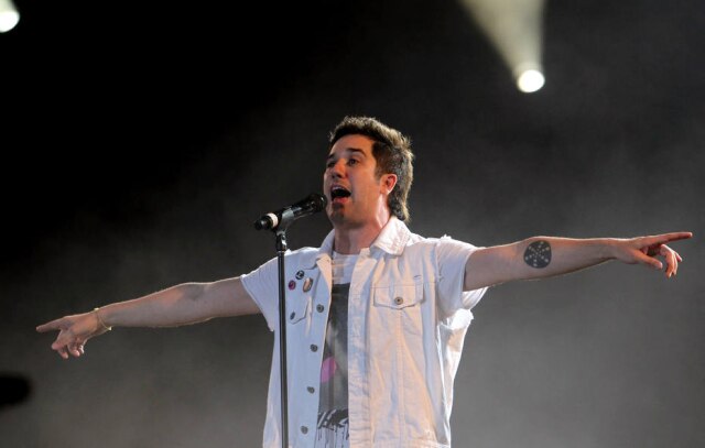 Wilton Júnior / Estadão Rogério Flausino em show do Jota Quest durante o Rock In Rio 2011.
