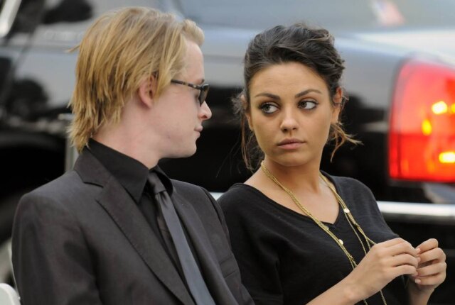 Harrison Funk / The Jackson Family / Handout / Reuters Macaulay Culkin e Mila Kunis em foto de 2009, quando ainda estavam juntos.
