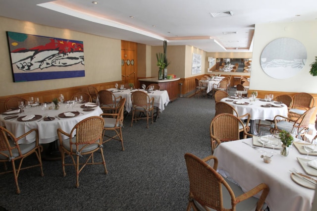Felipe Rau/Estadão Ambiente do restaurante Amadeus, especializado em peixes e frutos do mar
