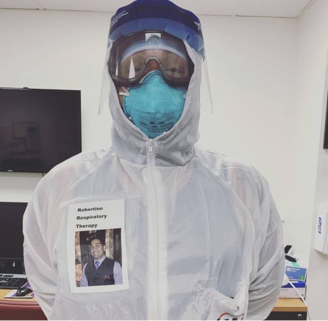 O médico Robertino Rodriguez, especialista em terapia respiratória em Los Angeles, nos Estados Unidos.