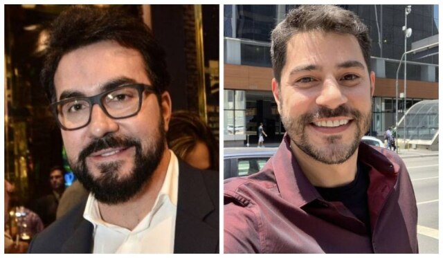 Iara Morselli / Estadão/ Instagram/@evaristocosta Evaristo Costa bloqueou o padre Fábio de Melo no Instagram após uma brincadeira do amigo