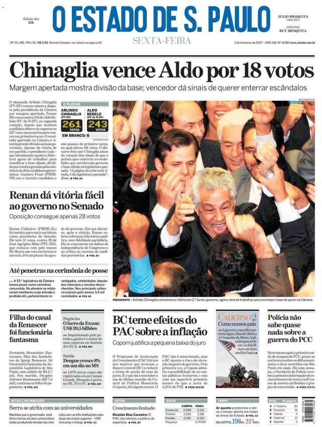 Acervo/Estadão > Estadão - 02/02/2007