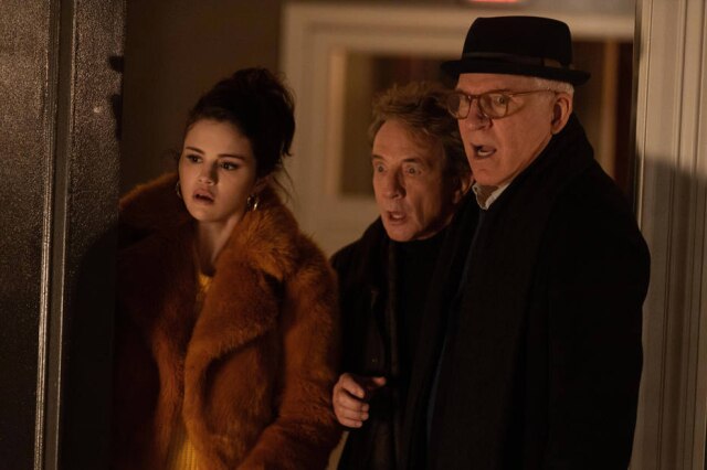 Star+ Cena da série 'Only Murders in the Building', com Steve Martin, Martin Short e Selena Gomez.