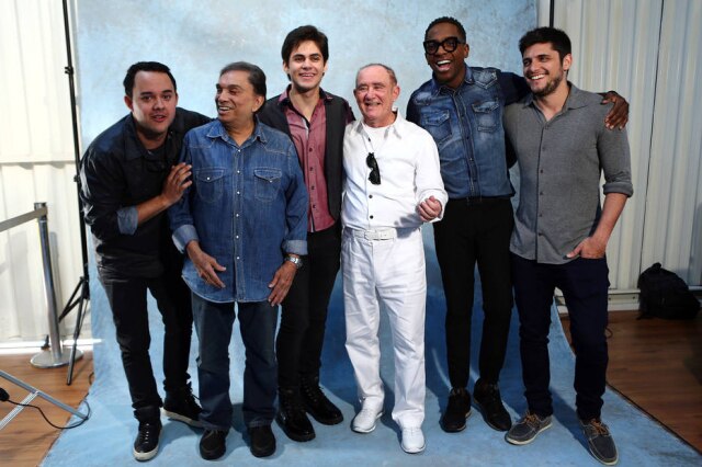 Wilton Junior / Estadão Gui Santana, Dedé Santana, Lucas Veloso, Renato Aragão, Mumuzinho e Bruno Gissoni