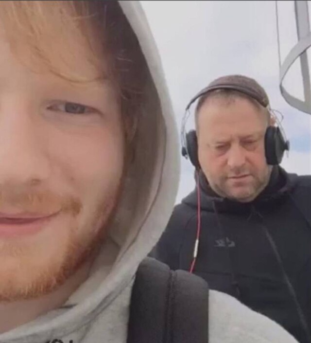Instagram.com/teddysphotos O próprio Ed Sheeran pediu para que as pessoas seguissem o segurança na rede social.