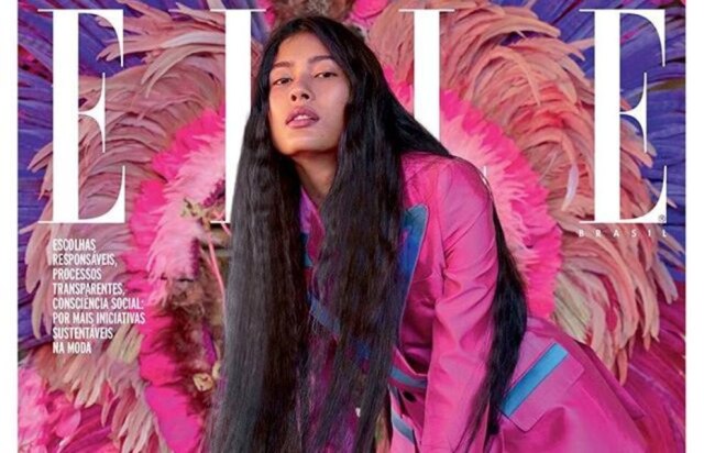 Josefina Bietti/Elle Brasil A capa da última edição da 'Elle Brasil' foi fotografa na Amazônia